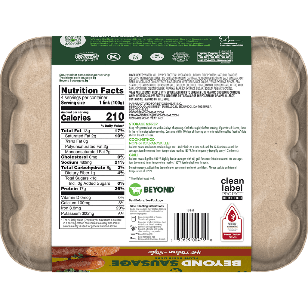 BEYOND SAUSAGE HOT ITALIAN-STYLE