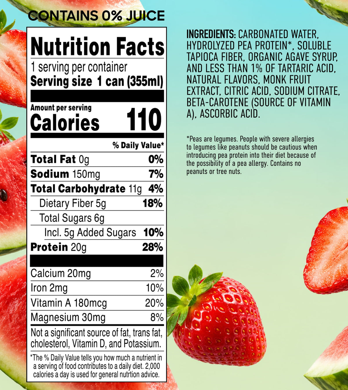 Beyond Immerse™ Watermelon Strawberry (with organic agave)
