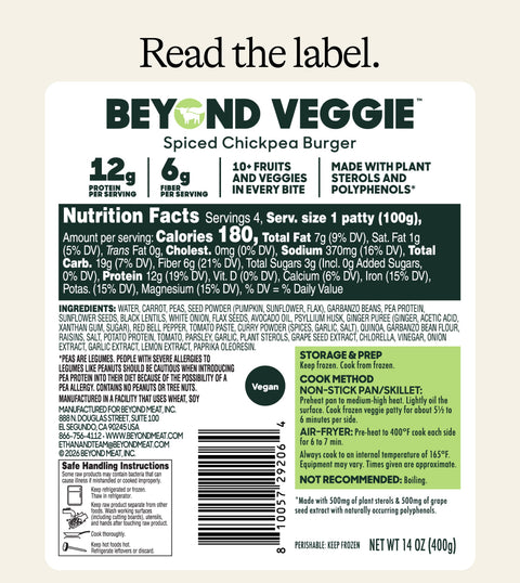 Beyond Veggie™ Spiced Chickpea