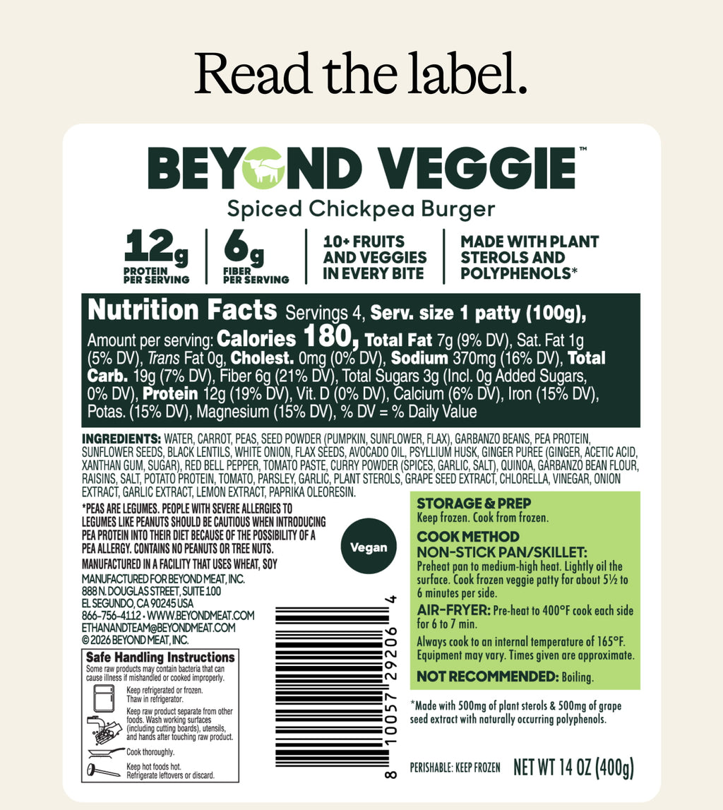 Beyond Veggie™ Chipotle Black Bean