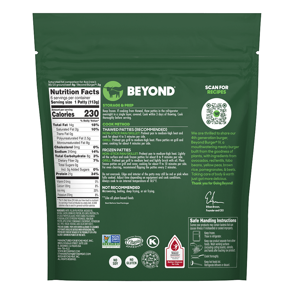 BEYOND BURGER 6 PACK
